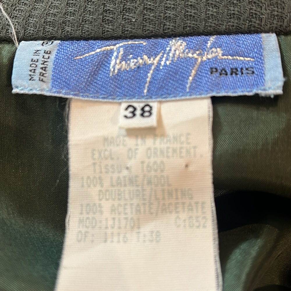 Thierry Mugler Vintage Wool Skirt Suit - Picture 17 of 17